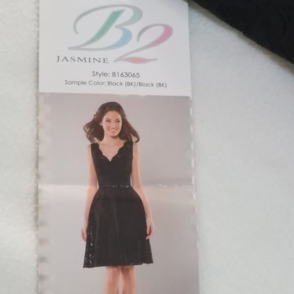 B2 Jasmine Bridesmaid B163065 All Over Lace Dress - Picture 12 of 16